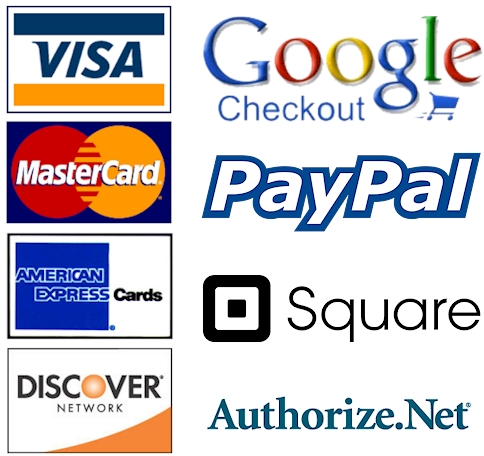 The ability to accept credit and debit cards online is essential if you are selling products from your Web site. Secure order processing is essential if you want to accept payments online. We make easy for you to accept credit and debit cards online, and to process those payments securely. We will connect your Web site to a secure payment gateway such as PayPal, Square, Google Checkout, or Authorizenet to allow you to safely accept credit and debit card payments online. Contact us today for a free consultation!